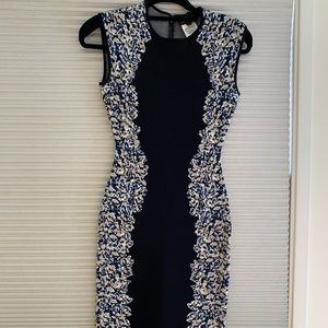 BCBG MaxAzria navy body con dress